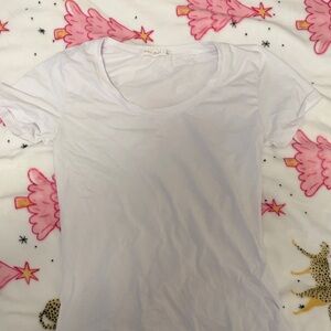 White Scoop Neck T-Shirt